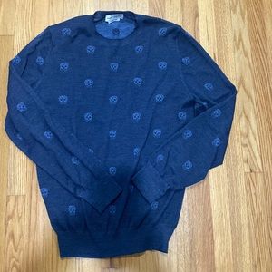 Men’s Alexander McQueen Skull print sweater